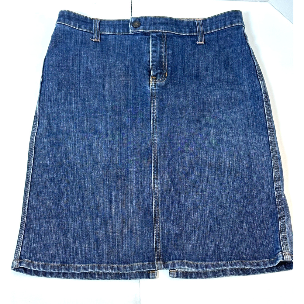 Women's GAP Jean Denim Pencil Skirt With Pockets‎ Size 6